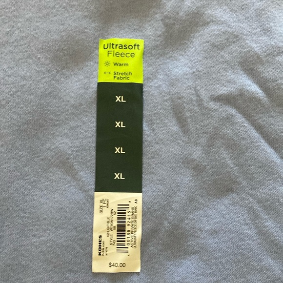 Kohl's Ultrasoft Fleece in Light Blue - Picture 2 of 4